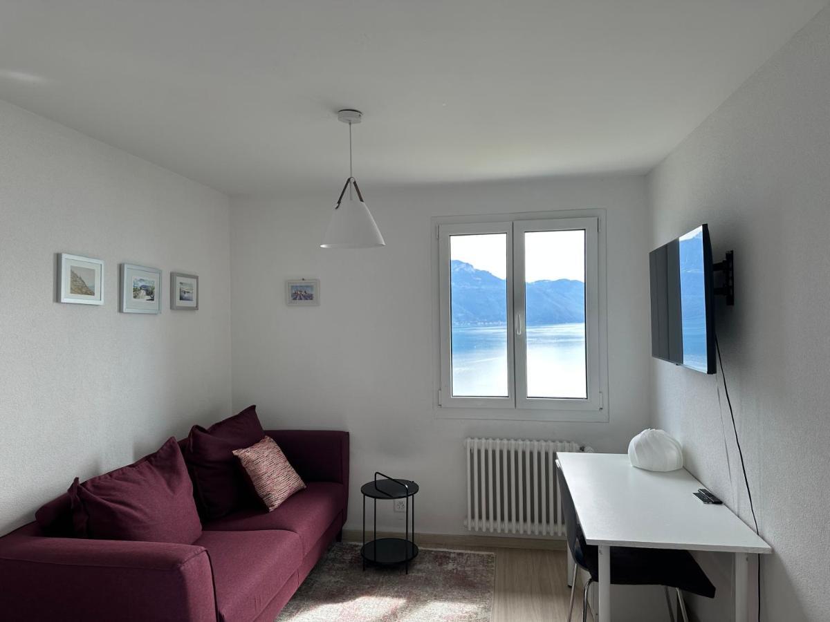 Room With 360° View Overlooking Lake Geneva And Alps Puidoux Екстер'єр фото